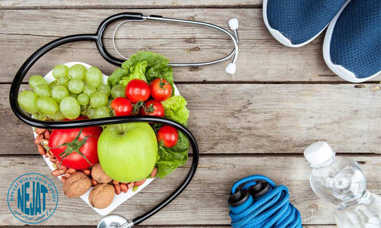 نقش تغذیه و ورزش در بهبود سلامت جنسی